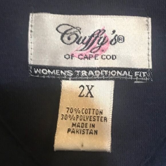 Coffy's of Cape Cod Fleece Jacket Navy Size 2X - Picture 5 of 7